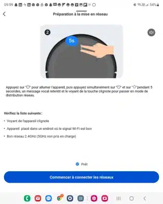 Prosonic X1 accès au réseau wifi