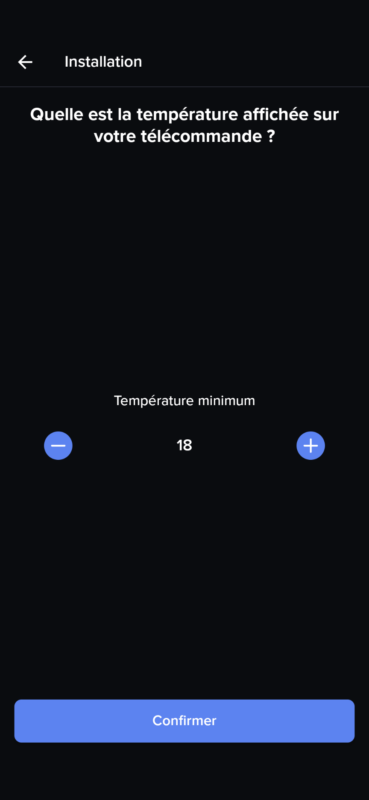 Commande Intelligente de Climatiseur Netatmo_appli