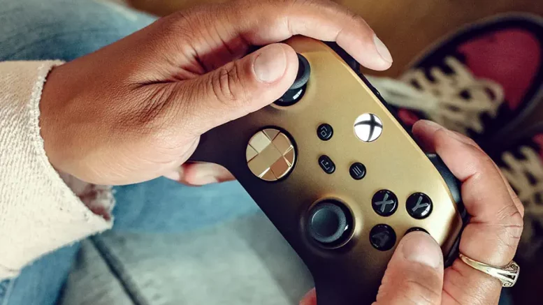 Manette sans fil Xbox - Édition spéciale Gold Shadow