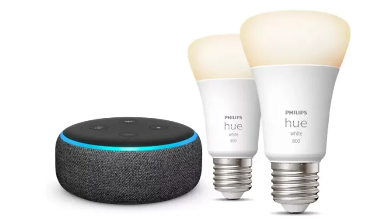 Pack PHILIPS Hue E27 White X2 AMAZON Echo Dot3