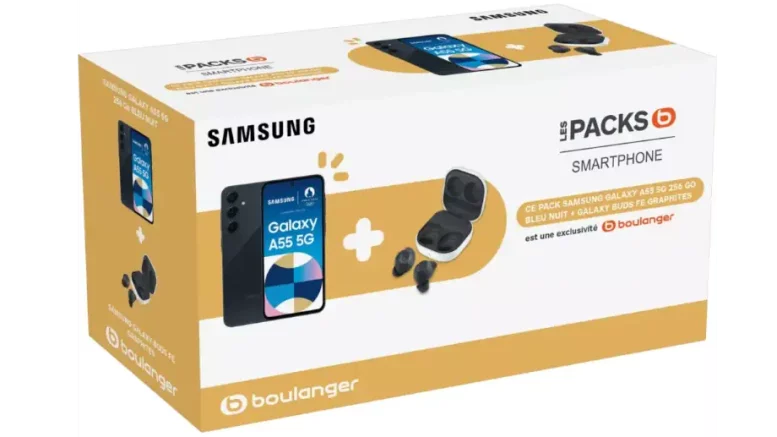 SAMSUNG Pack A55 256Go + Buds Fe