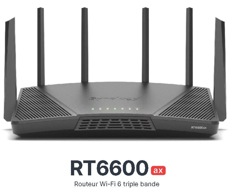 Synology RT6600ax Routeur Wi-Fi 6 triple bande