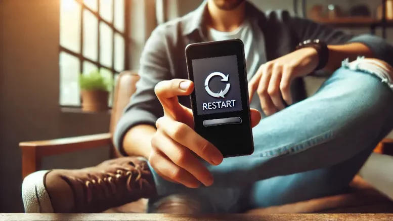 redémarrer smartphone