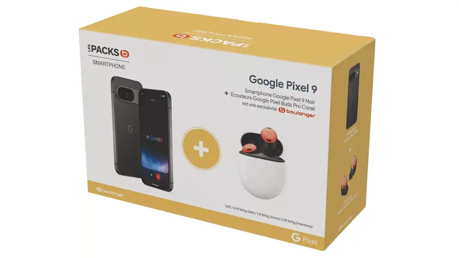 Bon plan du dimanche : le Pack Pixel 9 + Pixel Buds Pro pour seulement ...