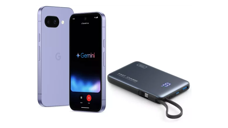 Pack Google Pixel 9a Iris + Powerbank