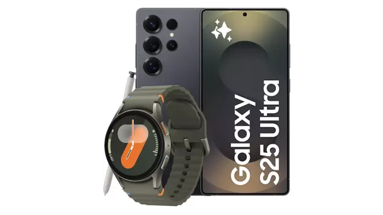 SAMSUNG Pack S25Ultra Noir + Watch7 40mm BT Vert