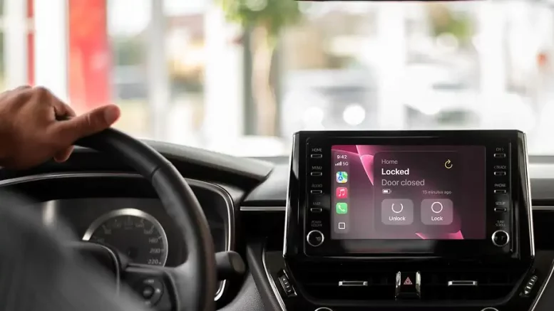 Nuki widget CarPlay