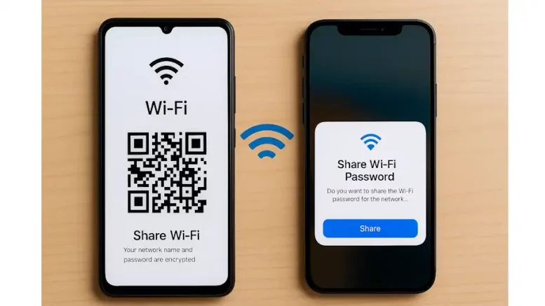 Partage wi-fi android iPhone