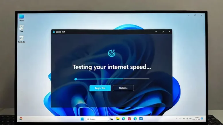 windows 11 Microsoft speed test
