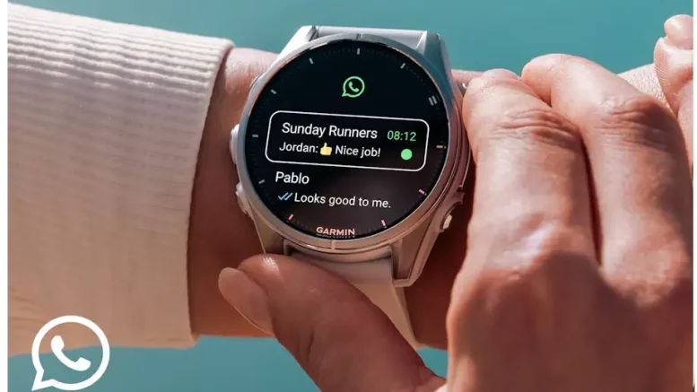 WhatsApp sur montre connectée Garmin, Garmin WhatsApp, application WhatsApp Garmin, montre Garmin messagerie, Connect IQ WhatsApp