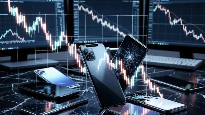 smartphone marche baisse