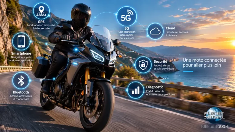 Moto connectée