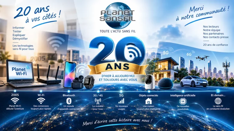 Planet Sans Fil fête ses 20 ans