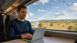 Wi-Fi ferroviaire par satellite
