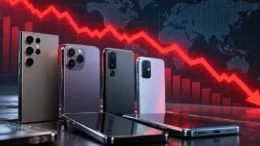 Marché des smartphones chute